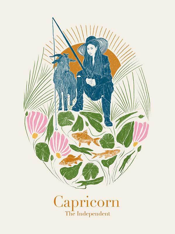 Capricorn Rectangle Poster