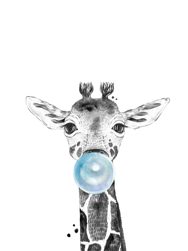 George Giraffe Poster