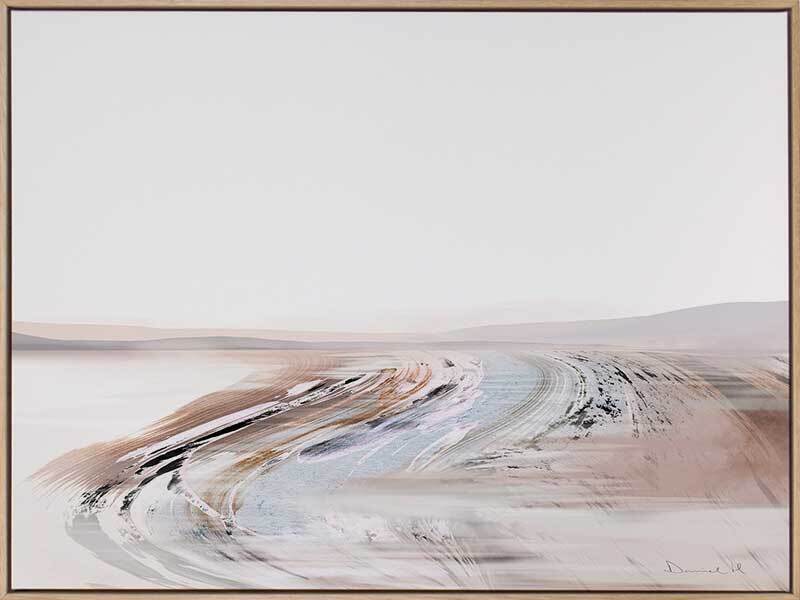 Tranquil - Oak Box Frame Canvas - 75x100 - Landscape
