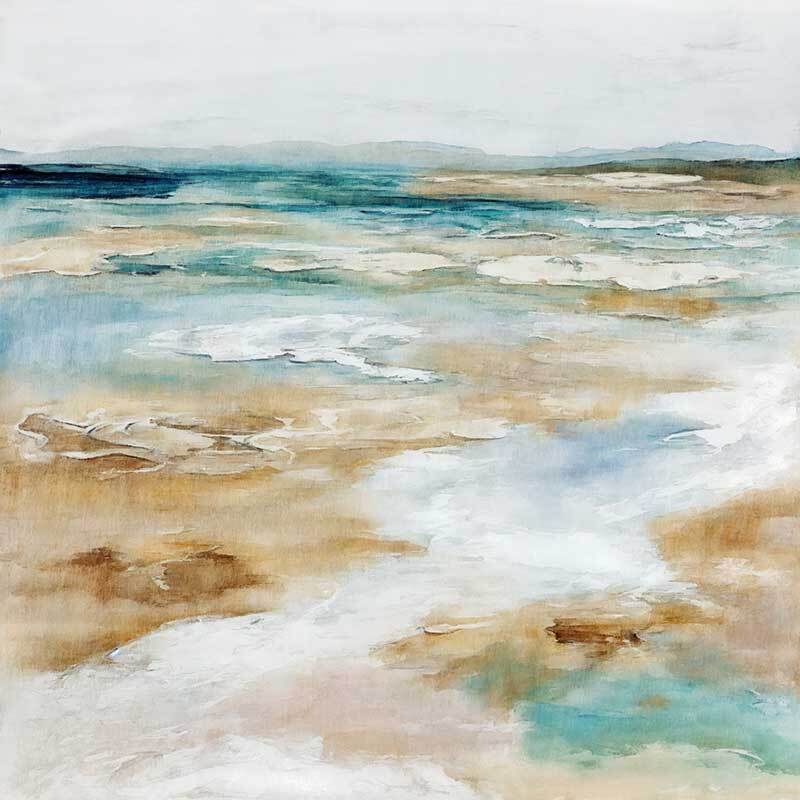 Sea Meets Sand Canvas Art Print