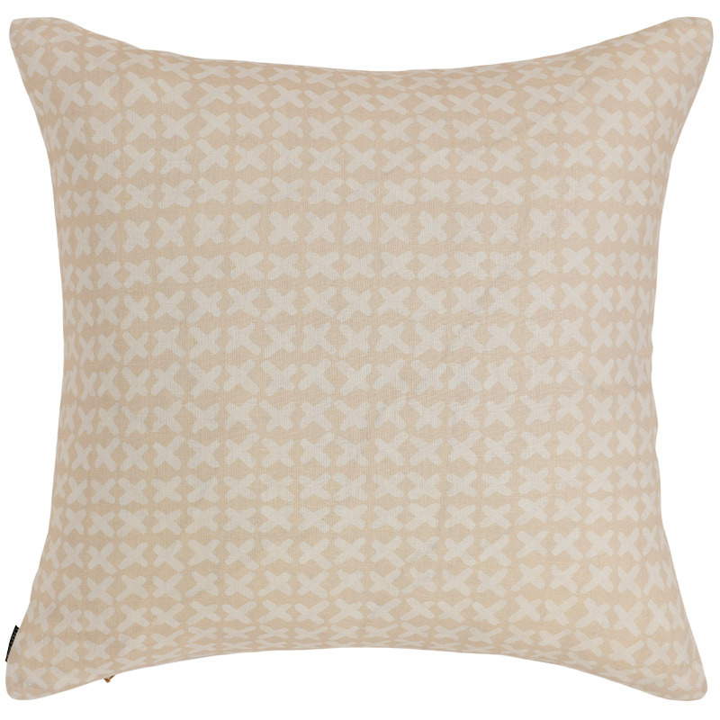 Vanilla Milkshake Square Linen Cushion - 50x50cm