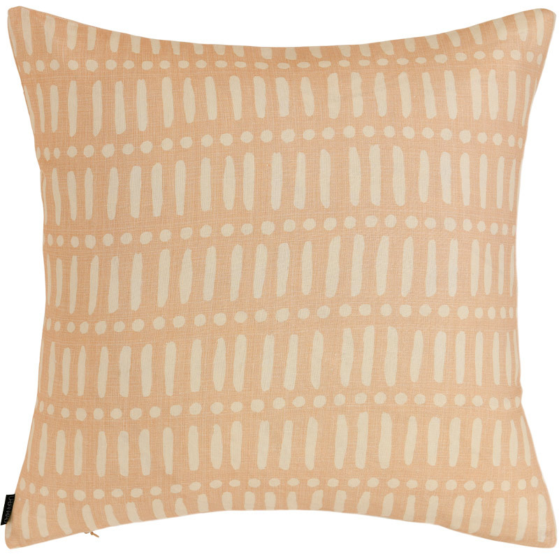 Wild Tropics Nude Square Linen Cushion - 50x50cm