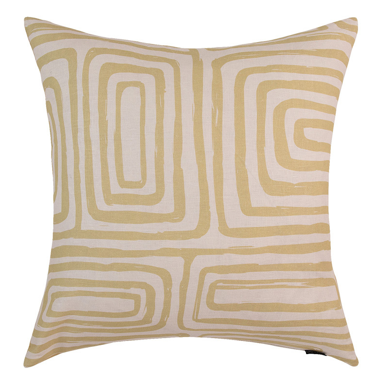 Mindful Motifs Linen Cushion - 50X50cm