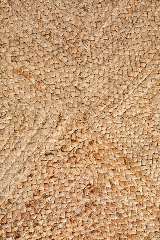 Atrium Hatch Natural Flat Weave Jute Rug