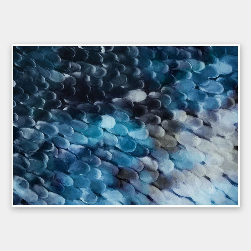 Papillon - Blue Divine Unframed Art Print