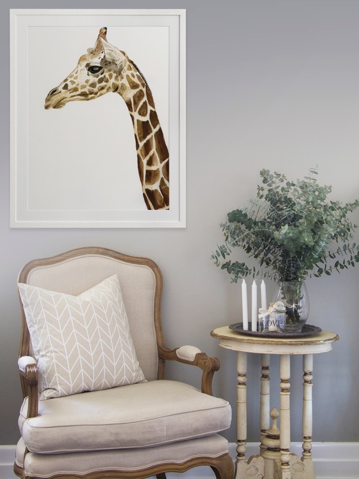 Giraffe1 Canvas Art Print