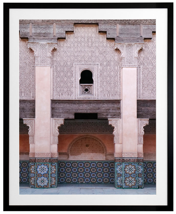 Moroccan Blush Framed Art Print