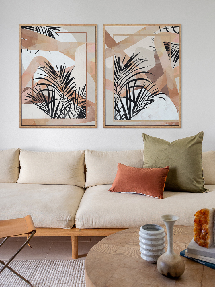 Palm Breeze I Canvas Art Print