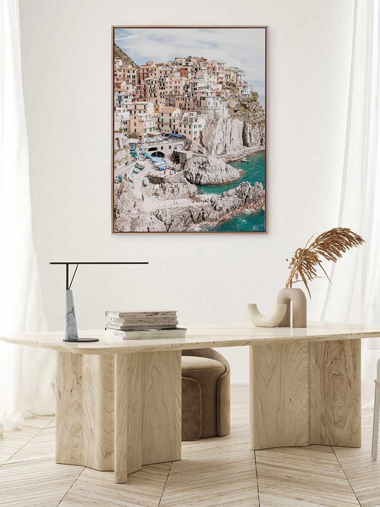 Cliffs of Cinque Terre Canvas Art Print