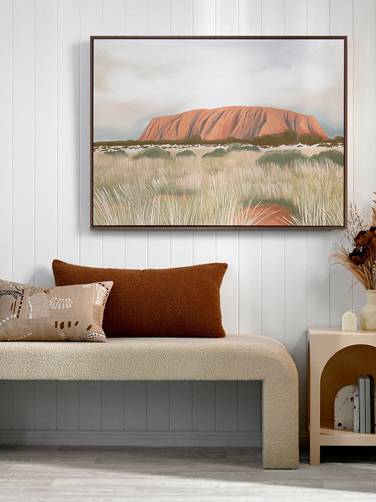 Uluru Canvas Art Print