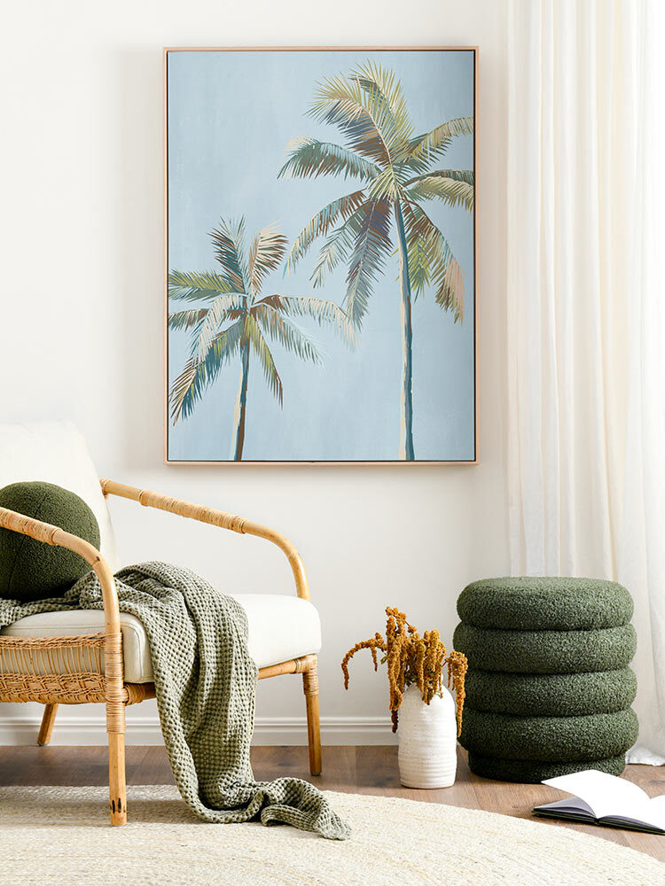 Whispering Palms Canvas Art Print