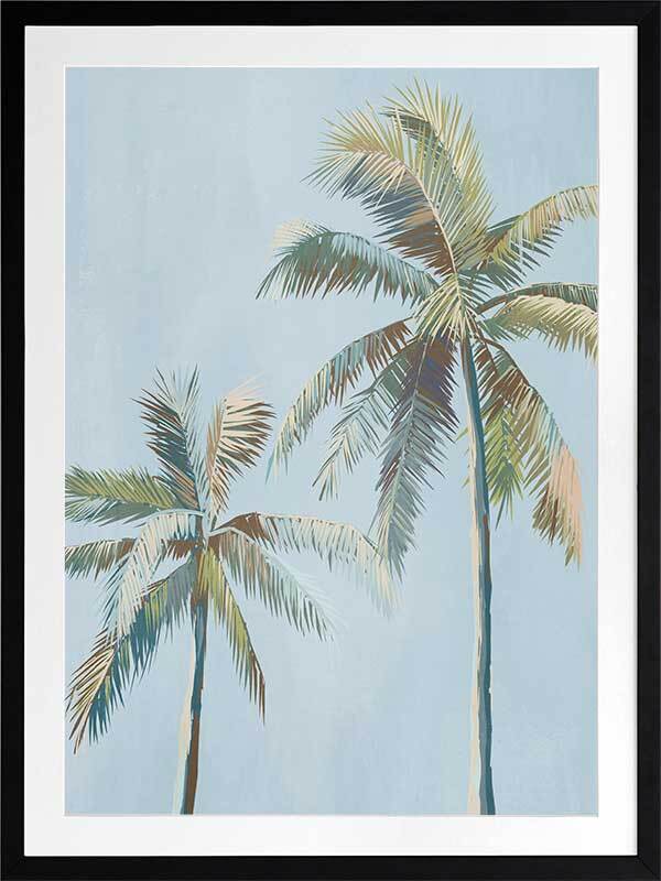 Whispering Palms Framed Art Print