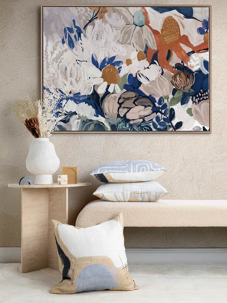 Painted Blooms Canvas Art Print