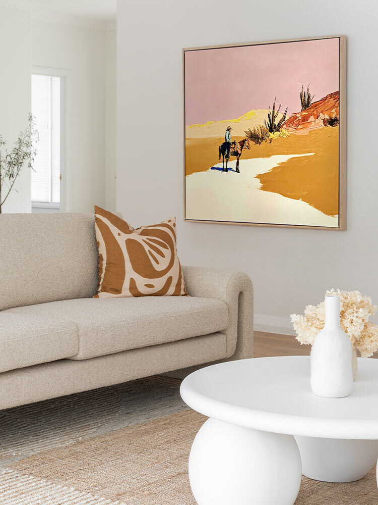 Desert Sunset Canvas Art Print