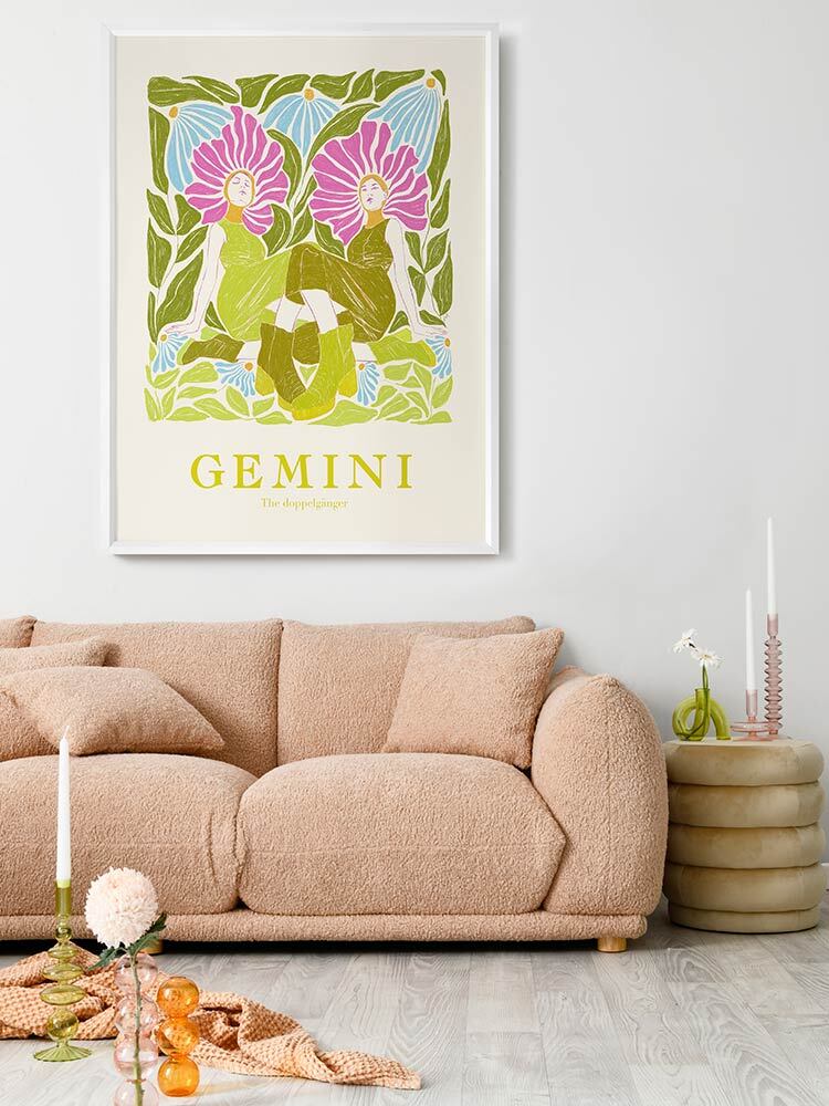 Gemini Rectangle Poster