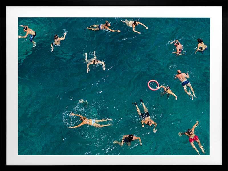 Summertime Floating Framed Art Print