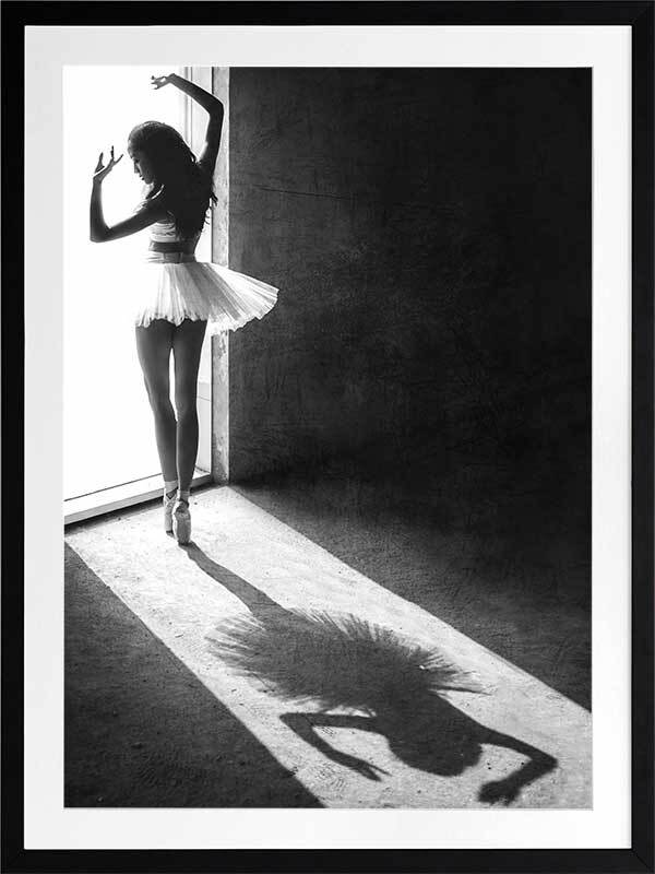 Backyard Ballet Framed Art Print