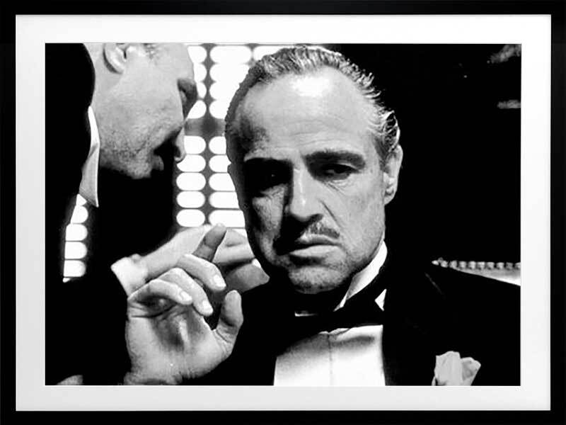 Don Corleone Framed Art Print