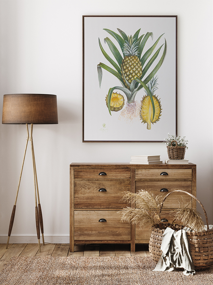 Pineapples Canvas Art Print