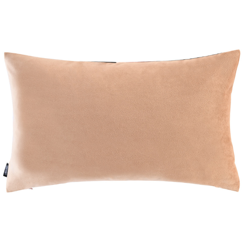 Deep Peony Lumbar Cushion 50x30cm