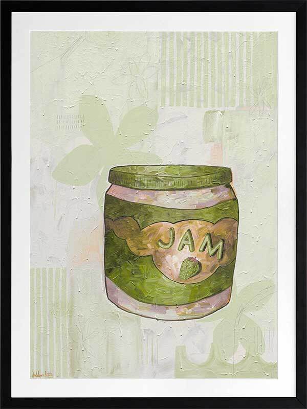 Pump Up The Jam Green Framed Art Print