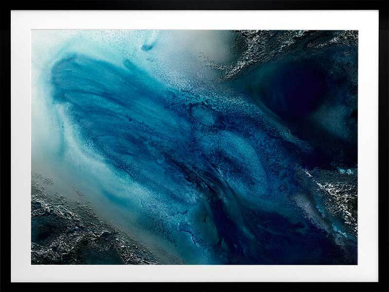 Ocean Blue Framed Art Print