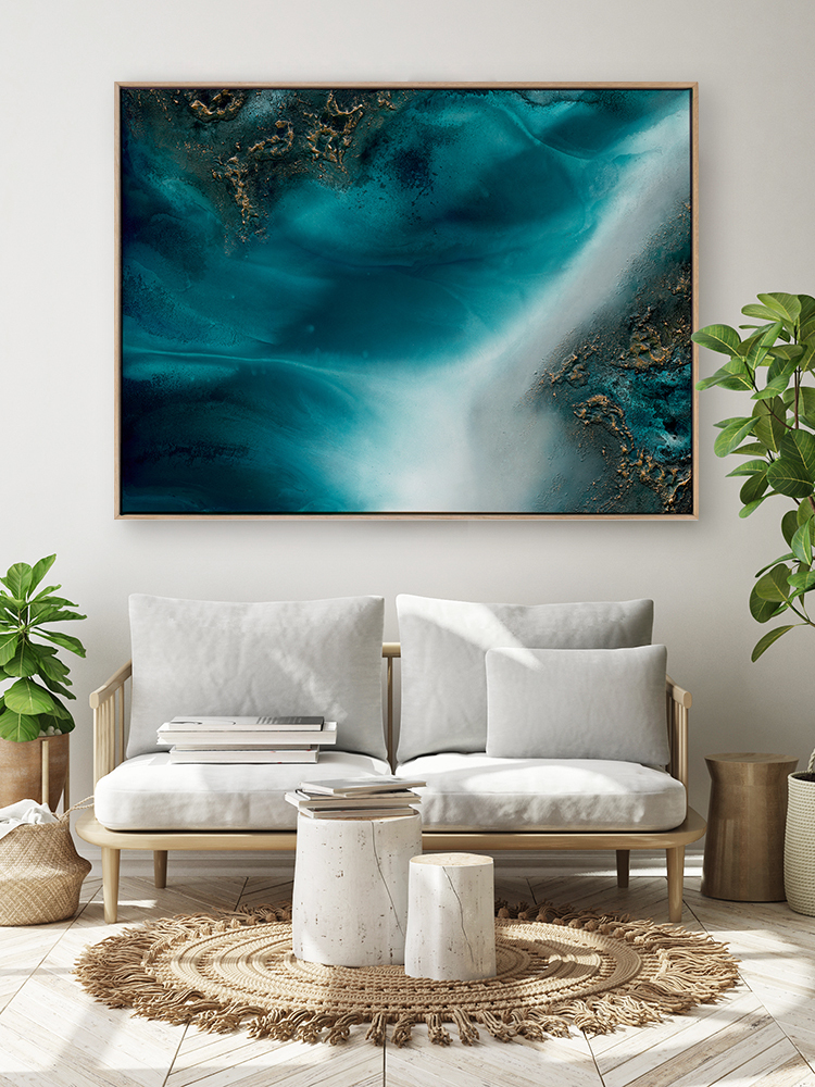 Coastal Flow Canvas Art Print