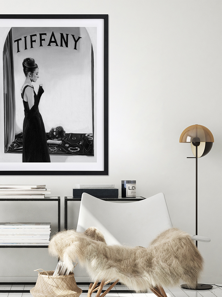 Tiffany Black Poster