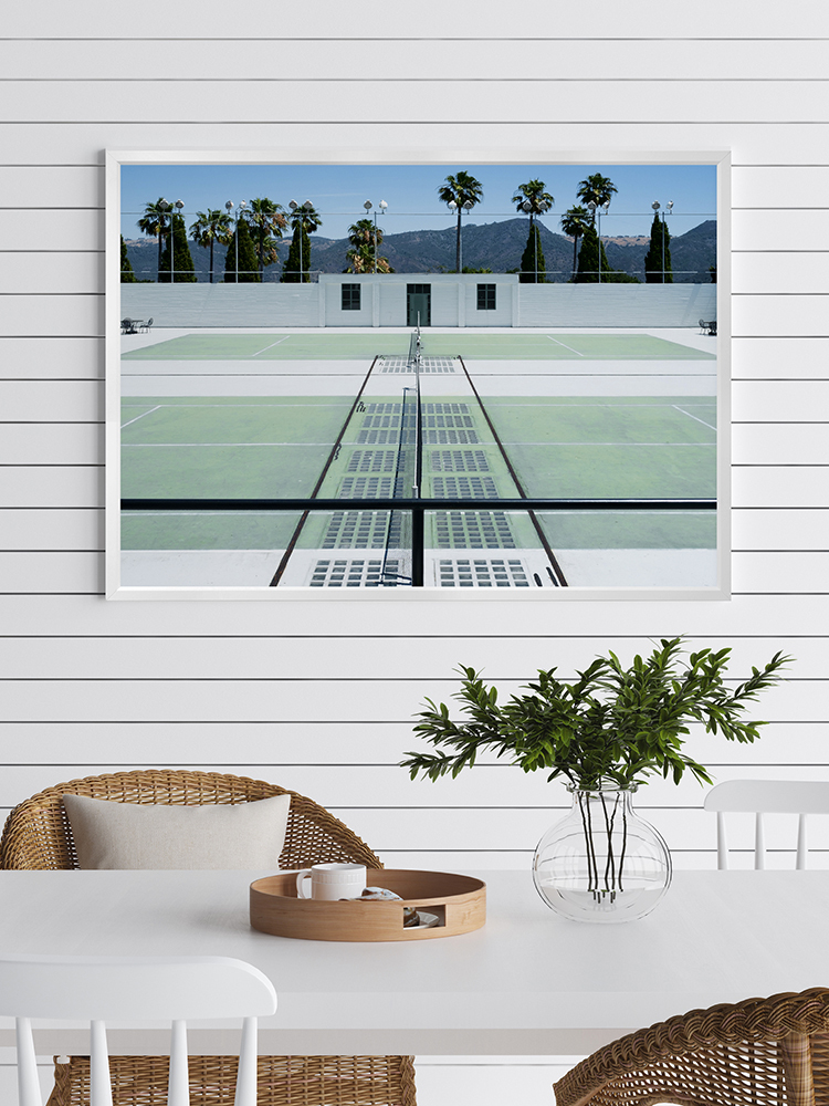 Down to the Tennis Court Poster