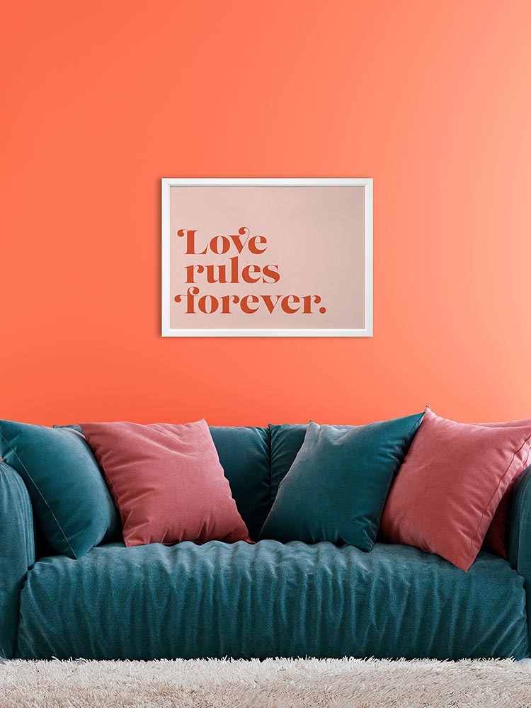 Love Rules Poster