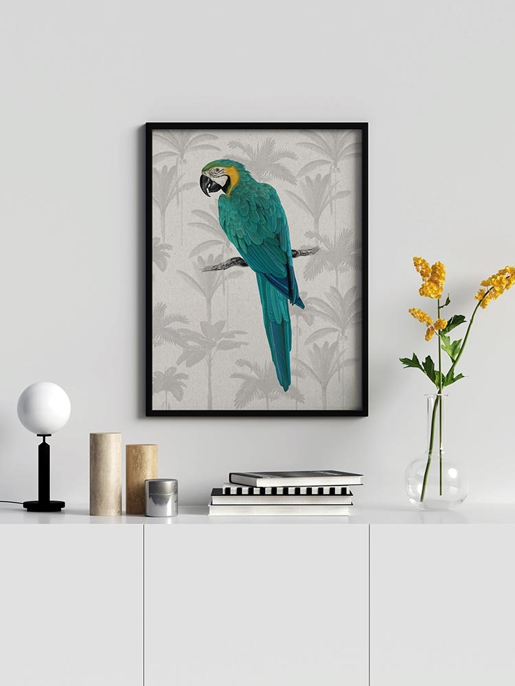 Tropical Macaw Poster