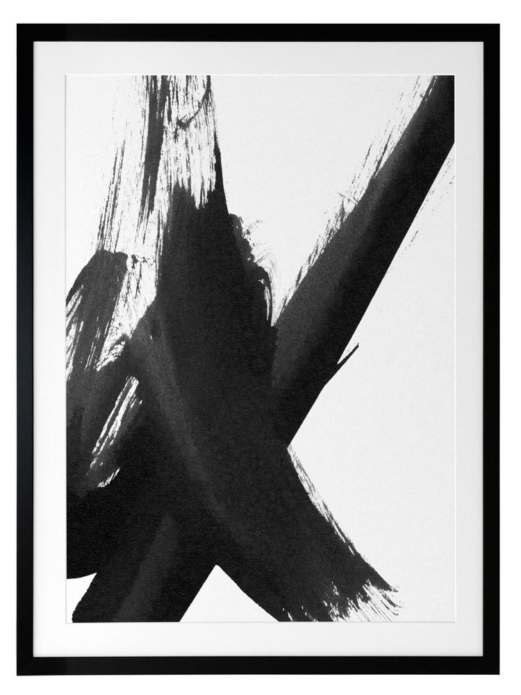 Total X - Smudge Framed Art Print