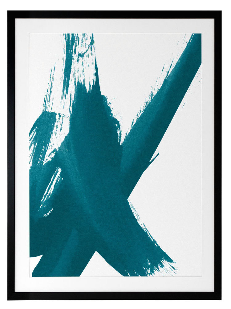 Total X - Peacock Framed Art Print