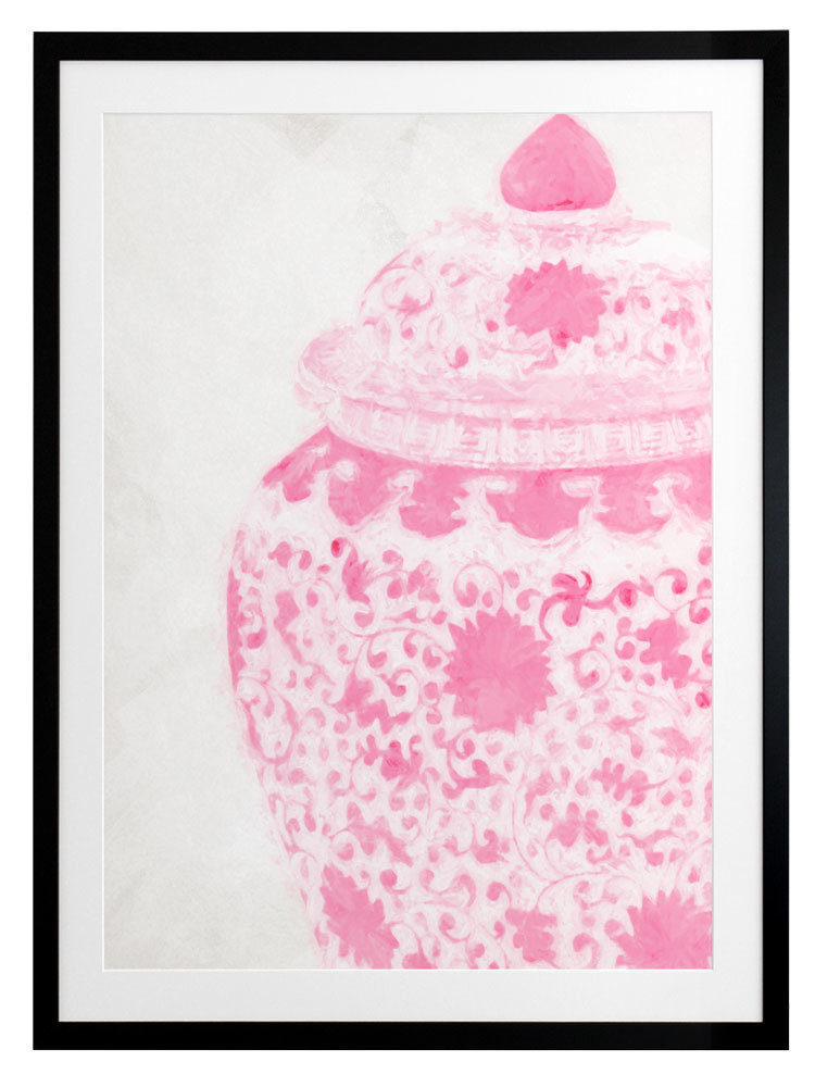 Ginger - Raspberry Cream Framed Art Print
