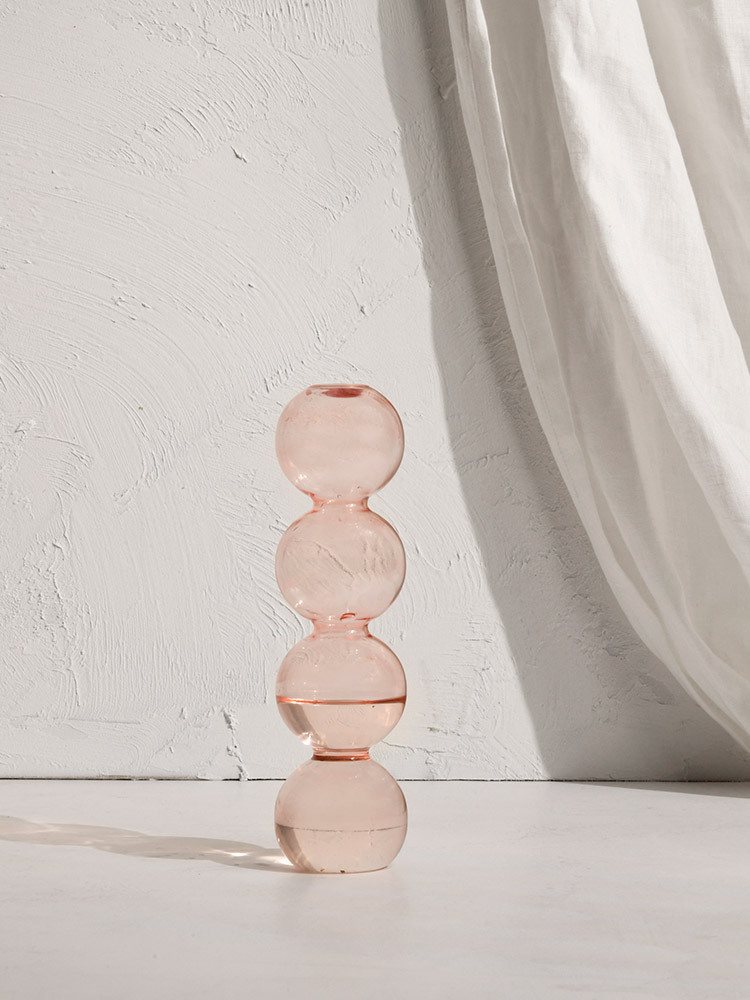 Luella Pink Glass Vase
