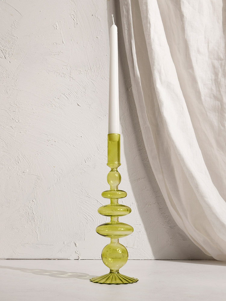 Mojave Green Glass Vase