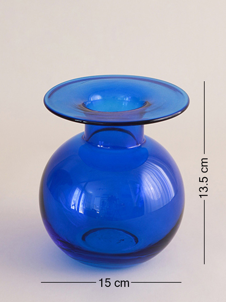 Verona Blue Glass Vessel