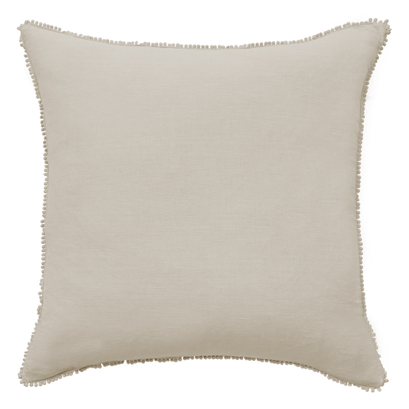 Natural linen Oversize Linen Cushion - 60x60cm