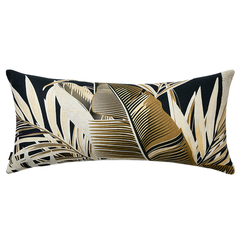 Golden Sunrise Linen Cushion - 80x40cm