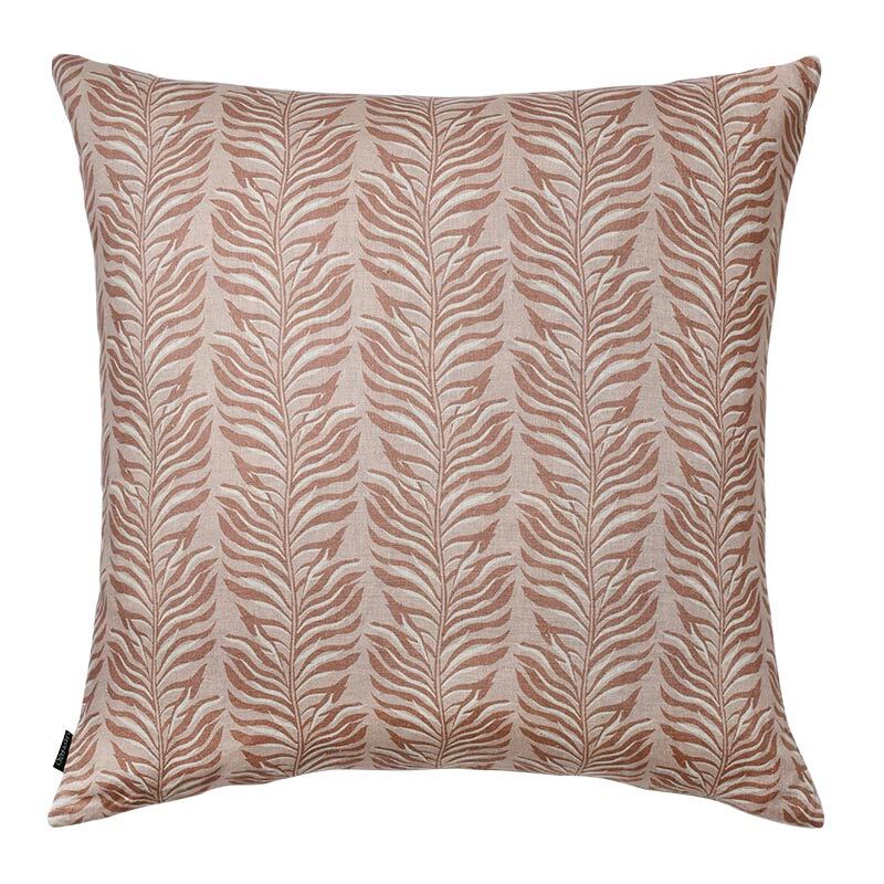 Pink Vines Linen Cushion - 60x60cm