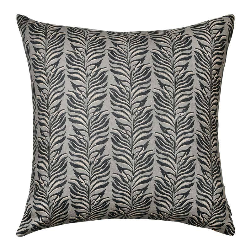 Grey Vines Linen Cushion- 60x60cm
