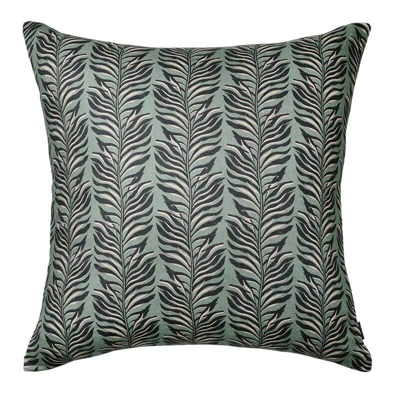 Green Vines Linen Cushion - 60x60cm