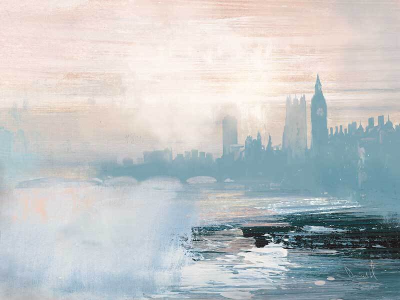 London View Canvas Art Print