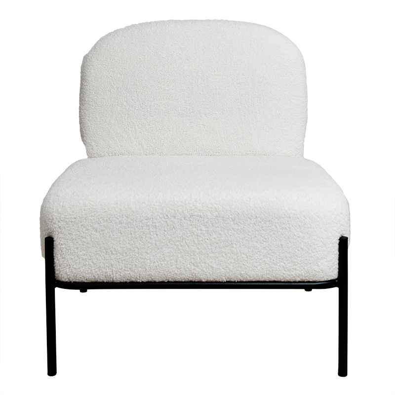 Cassius Boucle Chair White