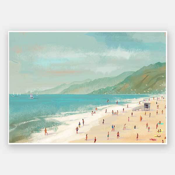 Beach Daze Unframed Art Print