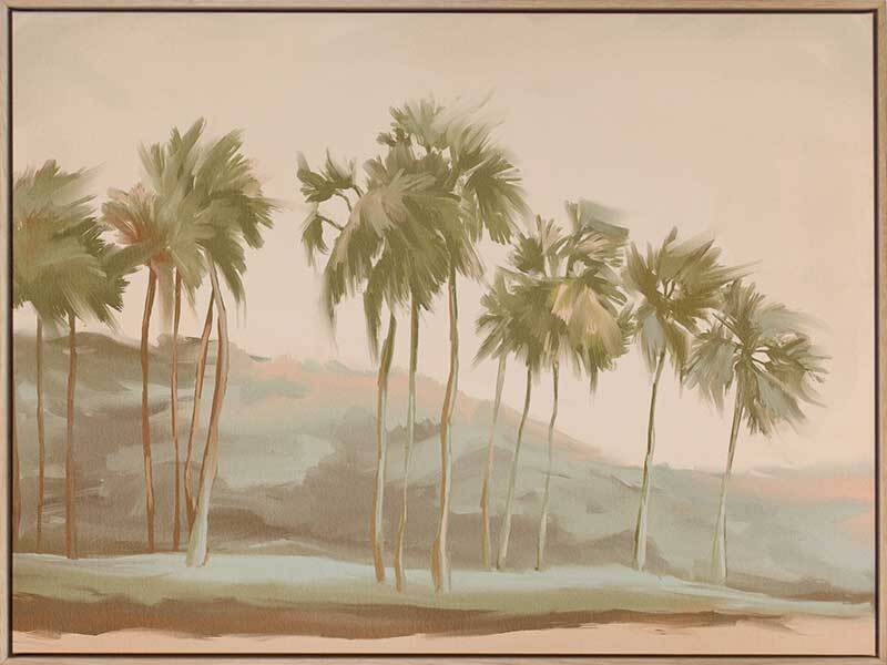 Isle of Paradise - Oak Box Frame Canvas - 90x120 - Landscape