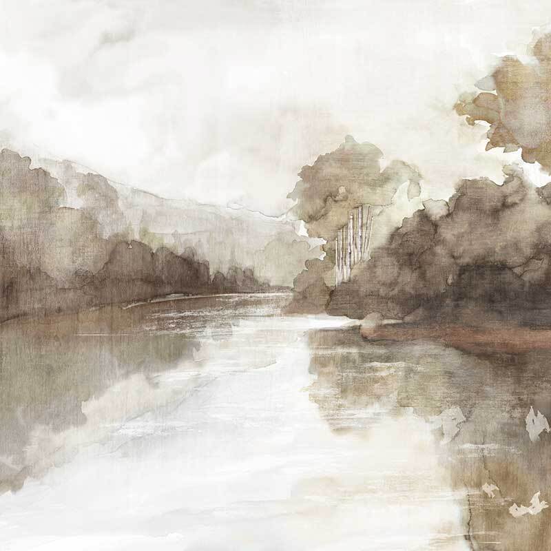 River Mode Canvas Art Print