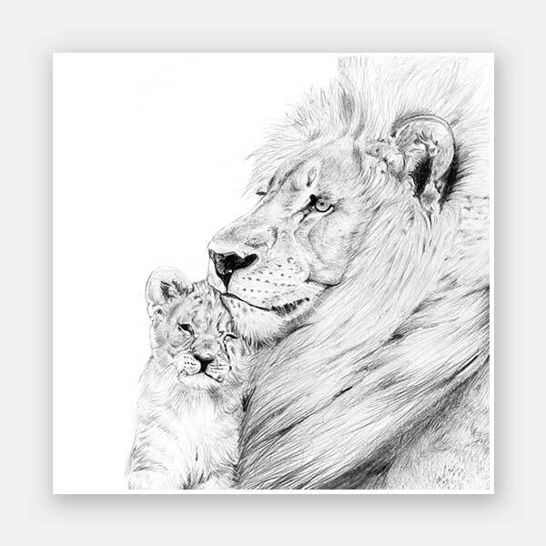 Lion Unframed Art Print