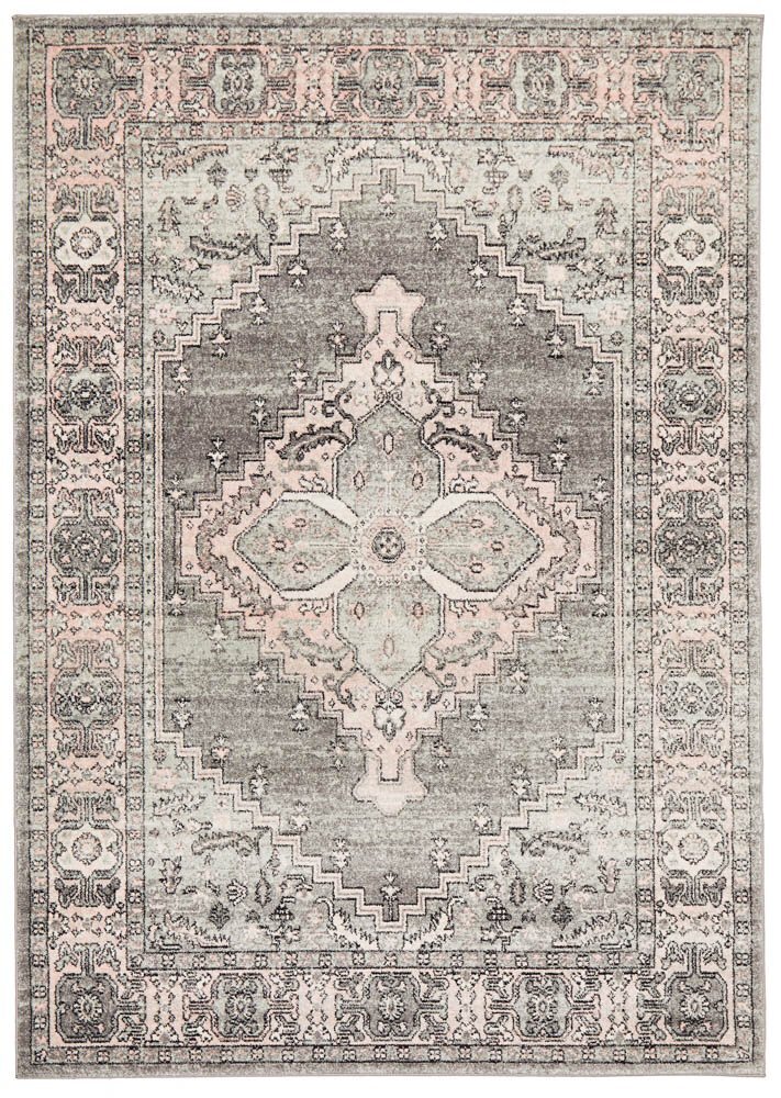 Avenue Grey Stain-Resistant Rug