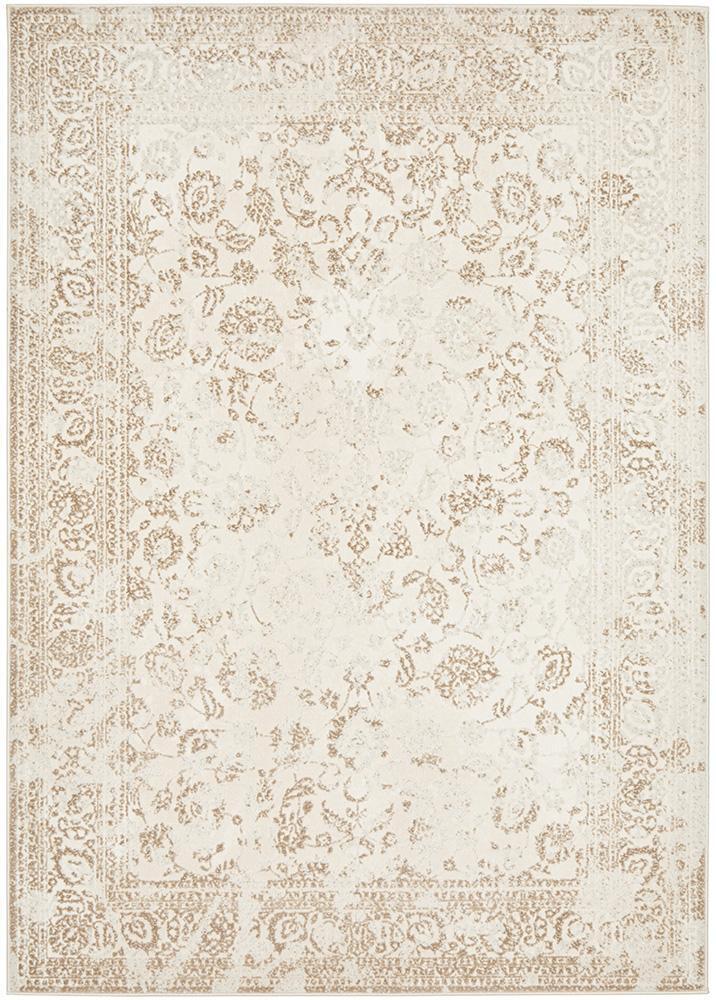 Opulence Cream Low-Shed Textured Rug